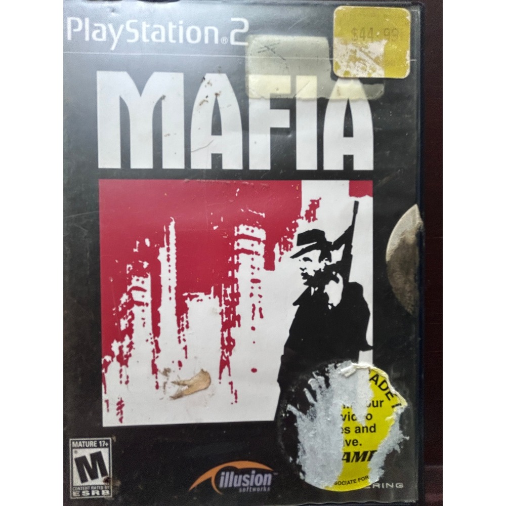Mafia Sony PlayStation 2 PS2 Game SLUS 20671 NTSC Action Crime 1930s Classic